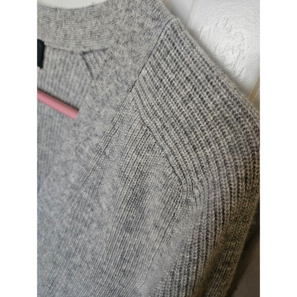 Rag & Bone New York Cashmere button cardigan gray grey L - Picture 4 of 8
